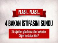 4 Bakan istifalarını sundu! SON DAKİKA