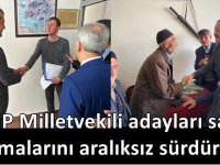 MHP Milletvekili adayları İlçelerde çalıyor...