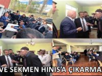 FIRAT VE SEKMEN HINIS’A ÇIKARMA YAPTI... FIRAT; DIŞ MİHRAKLARA FIRSAT VERMEYECEĞİZ