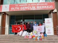 Gençlik merkezinden depremzede çocuklara 3 bin adet oyuncak