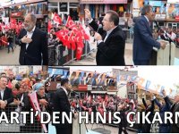 HINIS MİTİNGİNDE SEVGİ SELİ  -FIRAT; HINIS HALKI DİYANETİ KAPATMAK İSTEYENLERE HAK ETTİĞİ CEVABI VERECEKTİR