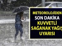 Doğu’da kuvvetli gök gürültülü sağanak uyarısı