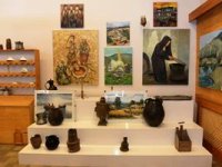 Erzurum’da uluslararası plastik sanatlar çalıştayı resim ve heykel sergisi