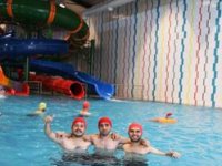 Erzurum’da çocukların aqua park eğlencesi