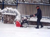 Erzurum güne karla uyandı