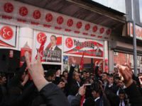 MHP Pasinler Seçim Karargahına Miting Gibi Açılış