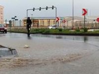 Erzurum’da yağmur etkili oldu