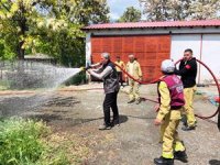 Erzurum'da yangın söndürme timleri hazır