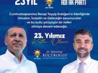 Küçükoğlu; “AK Parti mazlum ve mağdur milletlerin umududur”