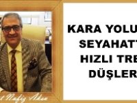 GAZETECİ YAZAR VAHDET NAFİZ AKSU'NUN KALEMİNDEN: 'KARA YOLUYLA SEYAHATTE HIZLI TREN DÜŞLERİ'