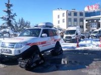 Erzurum’da 112 ekipleri kışa hazır