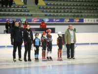 Erzurum'da short track yarışları başladı