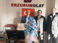 HÜDAPAR Heyetinden Erzurum Olay Gazetesi’ne Ziyaret