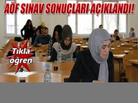 AÖF Sınav sonuçları açıklandı!...