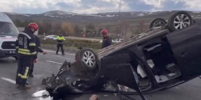 Otomobil takla attı; 4 yaralı