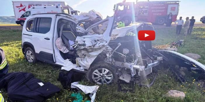 Erzurum’da trafik kazası: 3 ölü; 4 yaralı