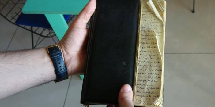 55 yıllık asker hatıra defteri, bir aşkı, ayrılığı ve dönemin izlerini gün yüzüne çıkardı