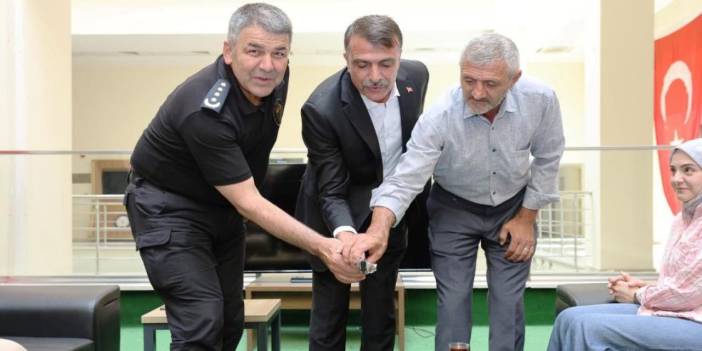Erzurum'da emekli olan polislere vefa