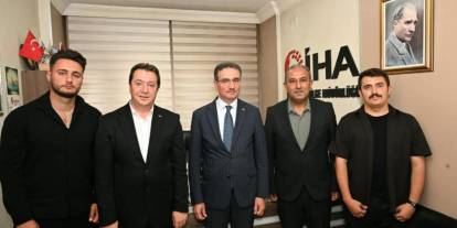 Vali Baruş’tan Erzurum basınına ziyaret: Gündem ve bölgedeki gelişmeler masaya yatırıldı