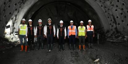 Çirişli Tüneli’nde çalışmalar hızlandı: Kazı yüzde 60, beton yüzde 49’a ulaştı