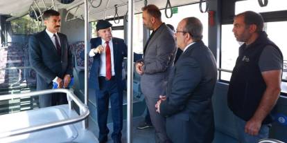 Erzurum’da toplu ulaşım masada! Başkan Sekmen halk otobüsü şoförlerini dinledi