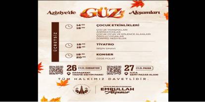 Aziziye’de sonbahar coşkusu: Dadaşkent ve Ilıca’da iki gün etkinlik