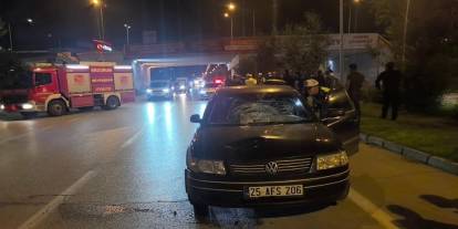 Erzurum’da feci kaza: Otomobilin çarptığı 19 yaşındaki genç kız ağır yaralandı