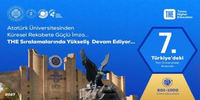 Atatürk Üniversitesi dünya sıralamasında yükseldi! Türkiye’de 7’nci sıraya çıktı