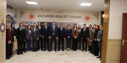 HSK heyeti Erzurum Adliyesi’nde: Hâkim ve savcıların talepleri dinlendi