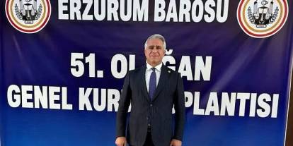 Erzurum Barosu Başkanı Mesut Öner Yeniden Seçildi