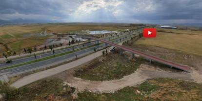 Erzurum’da kazalara karşı dev adım! Hayvanlar için yapılan ekolojik köprü tamamlandı