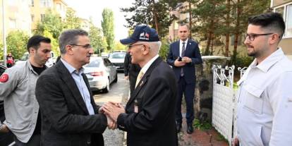 Vali Baruş’tan şehit ailesi ve Kıbrıs gazisine ziyaret