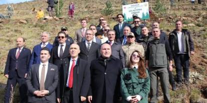 Erzurum’da 20 bin fidanlık Uzlaştırma Ormanı kuruldu