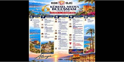6. Küresel Medya Buluşması 6 Kasım’da Alanya’da Başlıyor