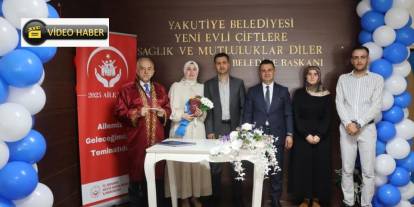 Erzurum’da özel nikah töreni