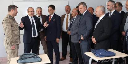 Erzurum Ticaret Borsası'ndan Şenkaya’ya eğitim ve ekonomiye yönelik destek ziyaretleri