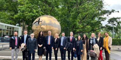 MHP Erzurum Milletvekili Kamil Aydın New York’ta temaslarına devam ediyor