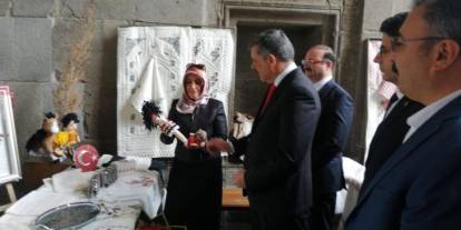 Çifte Minareli Medrese'de "Öğrenme Şenliği" sergisi açıldı