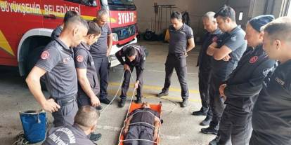 Erzurum İtfaiyesi'nin ortalama varış süresi 4 dakika 28 saniye