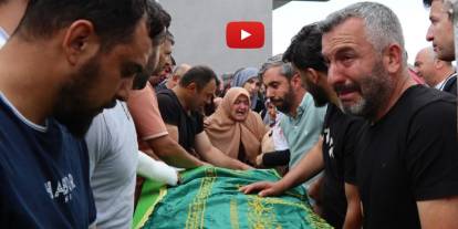 Göçük altına kalarak hayatını kaybeden 3 işçi gözyaşları arasında toprağa verildi.