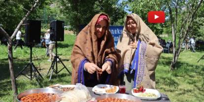 Erzurum'da imece usulü festival