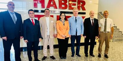 Aktürk’ten Habertürk TV’ye ziyaret