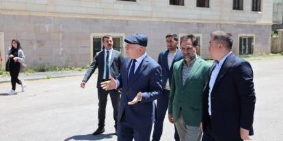 Başkan Sekmen ve Uçar'dan saha gezisi