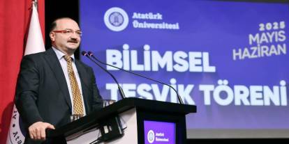 Atatürk Üniversitesi’nde bilimsel teşvik töreni düzenlendi