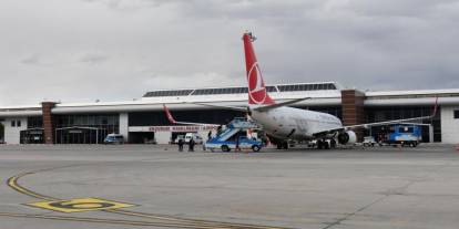 Erzurum’da ilk çeyrekte ayından 601 bin 241 kişi uçtu