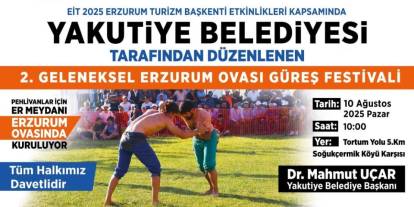 Yakutiye Belediyesi'nden ata sporuna destek: 2. Geleneksel Erzurum Ovası Güreş Festivali’ne geri sayım