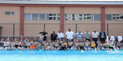 Gençlerin tatil adresi Yakutiye portatif yüzme havuzu