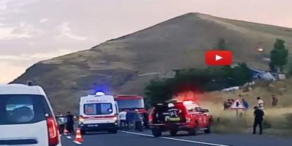 Erzurum'da otomobil takla attı: 1 ölü, 1 yaralı