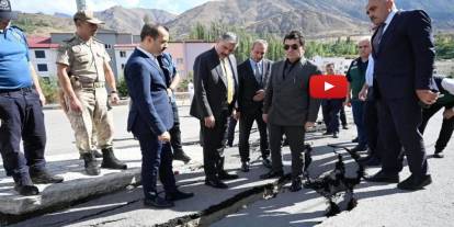 AFAD İl koordinasyon kurulu bölgede incelemelerde bulunuldu