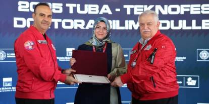 Tüba-Teknofest doktora bilim ödülünün sahibi oldu